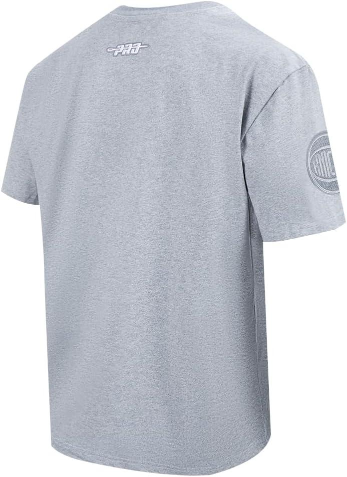 image:imagePro Standard NBA Mens Mens NBA Reverse French Terry Cotton Short Sleeve TeeDark Heather Gray
