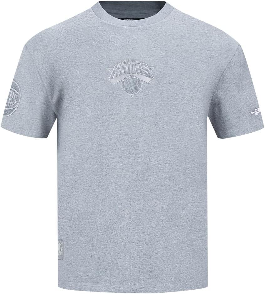 image:imagePro Standard NBA Mens Mens NBA Reverse French Terry Cotton Short Sleeve TeeDark Heather Gray