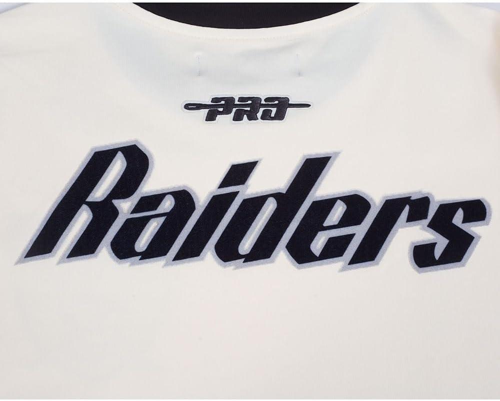 image:imageRetro Cascade Las Vegas Raiders Mens Ringer Tee EggshellBlack by Pro StandardEggshell Black