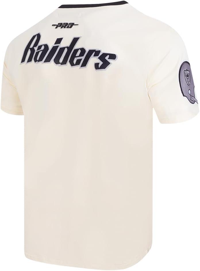 image:imageRetro Cascade Las Vegas Raiders Mens Ringer Tee EggshellBlack by Pro StandardEggshell Black