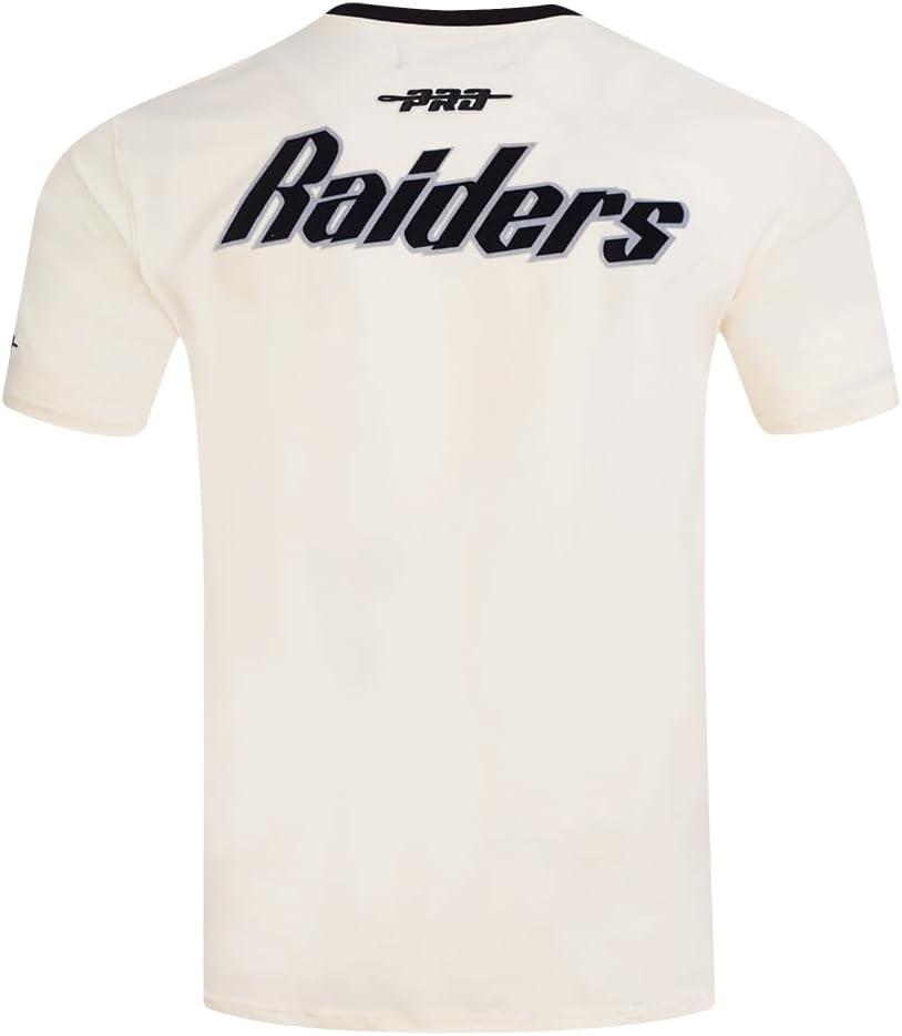 image:imageRetro Cascade Las Vegas Raiders Mens Ringer Tee EggshellBlack by Pro StandardEggshell Black