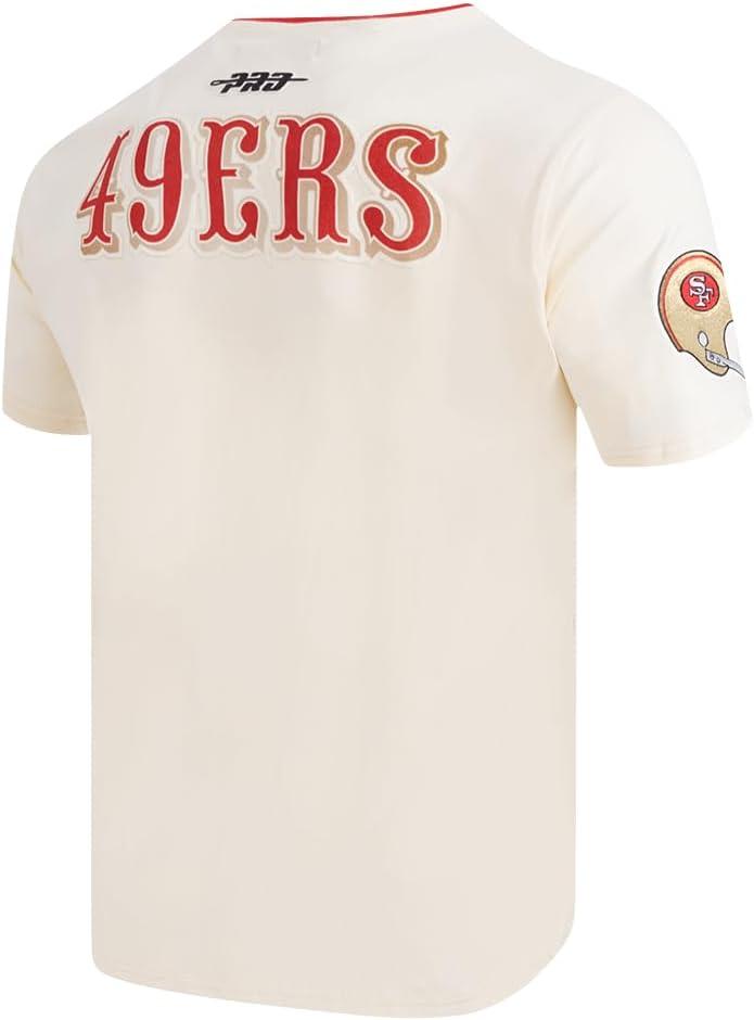 image:imageRetro Cascade NFL San Francisco 49ers Mens Ringer Tee Eggshell Red by Pro StandardEggshell Red
