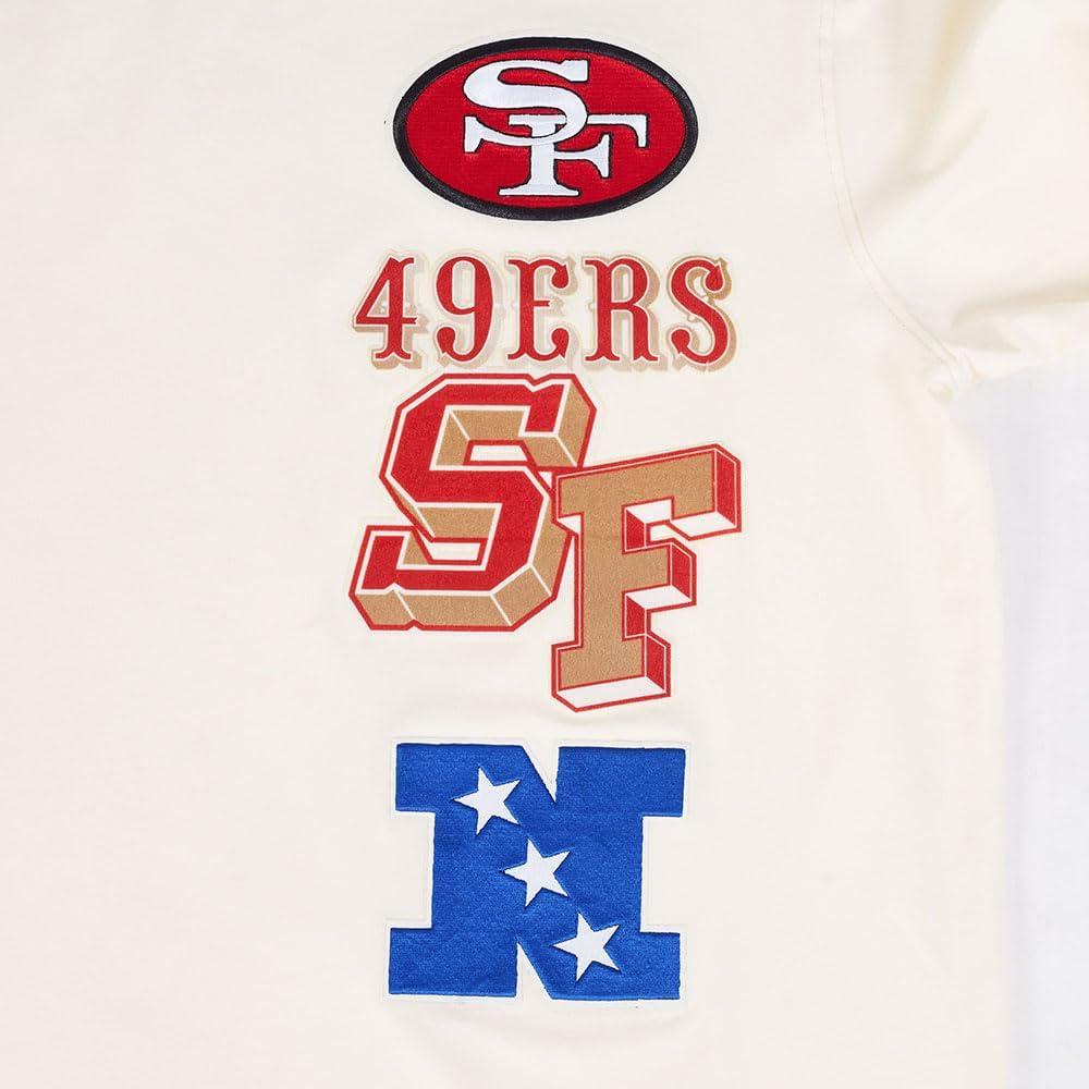 image:imageRetro Cascade NFL San Francisco 49ers Mens Ringer Tee Eggshell Red by Pro StandardEggshell Red