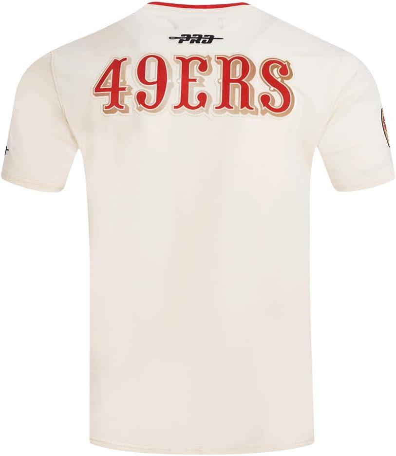 image:imageRetro Cascade NFL San Francisco 49ers Mens Ringer Tee Eggshell Red by Pro StandardEggshell Red