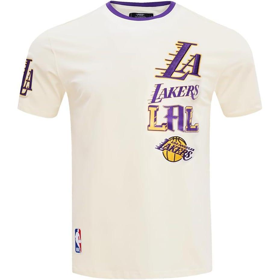 image:imagePRO STANDARD Mens NBA Retro Cascade Standard Cotton Short Sleeve ShirtEggshell Purple