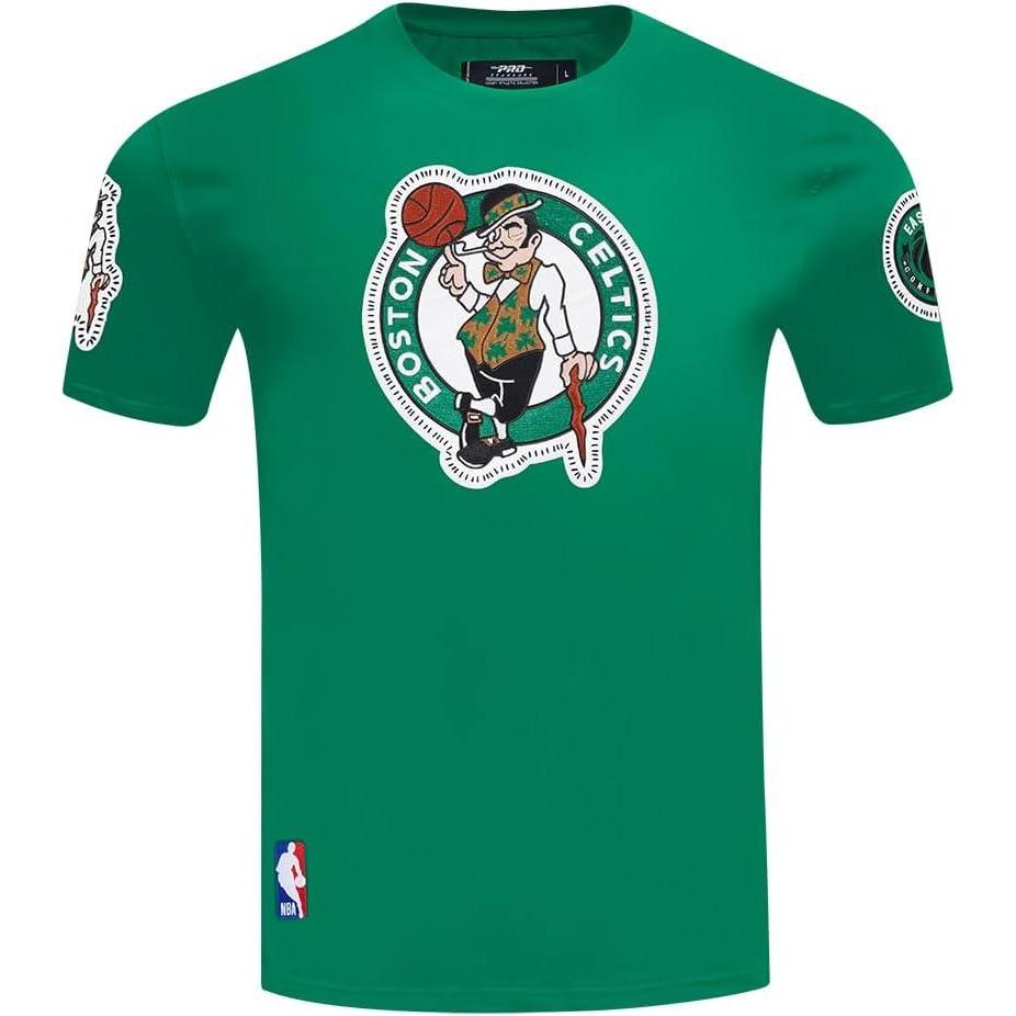 image:imagePro Standard NBA Mens Mens NBA DIY Pick Stitch Cotton Short Sleeve TeeKelly Green