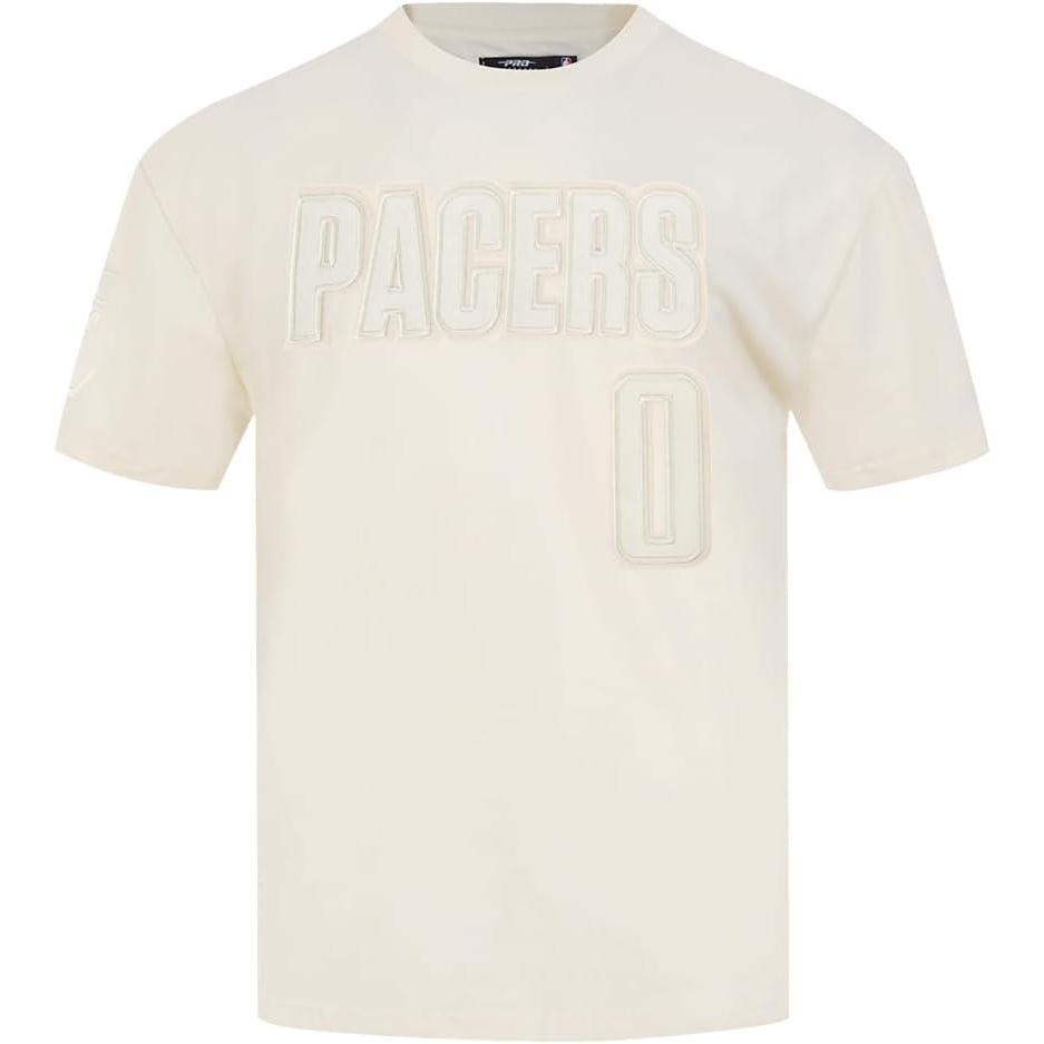 image:imagePro Standard NBA Mens Mens NBA Indiana Pacers Neutrals Player Cotton Short Sleeve TeeEggshell