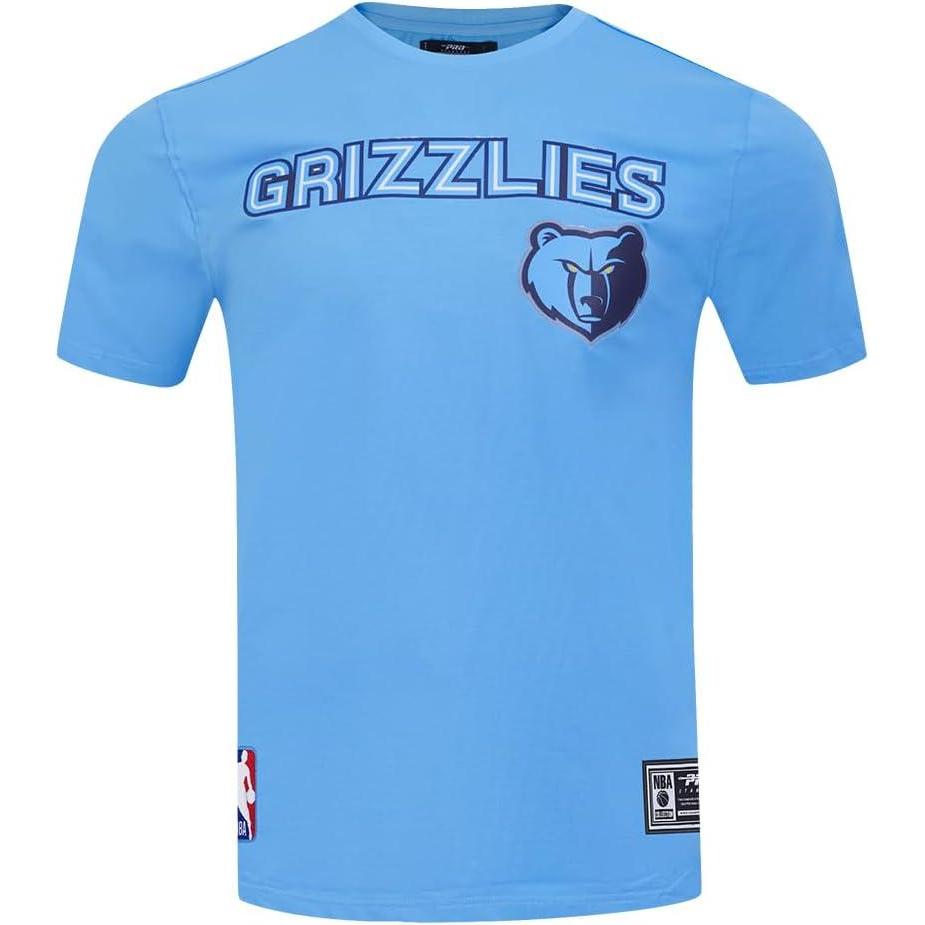 image:imagePro Standard NBA Mens Mens NBA Mesh Cotton Taping TeeUniversity Blue