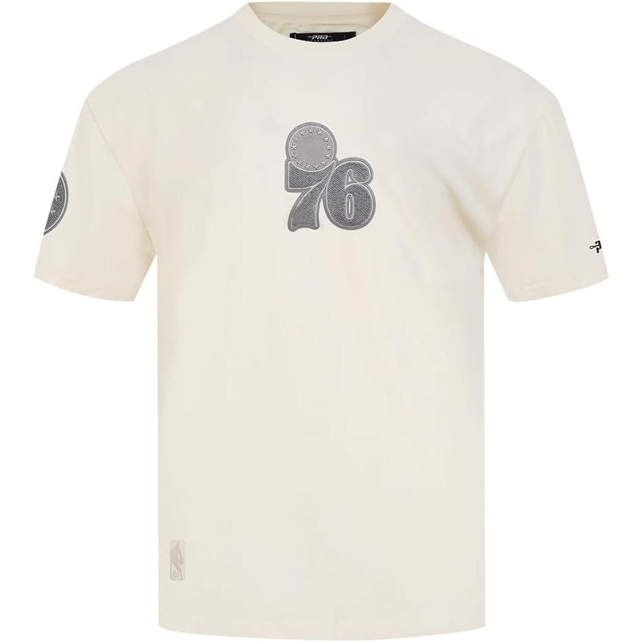 image:imagePro Standard NBA Mens Mens NBA Reverse French Terry Cotton Short Sleeve TeeEggshell