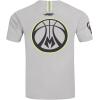 PRO STANDARD Mens NBA Under The Lights Cotton Short Sleeve Tee(Heather Grey)