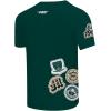 Pro Standard NBA Mens Mens NBA DIY Pick Stitch Cotton Short Sleeve Tee(Forest Green)