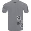 Pro Standard NBA Mens Mens NBA DIY Pick Stitch Cotton Short Sleeve Tee(Gray)