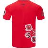 Pro Standard NBA Mens Mens NBA DIY Pick Stitch Cotton Short Sleeve Tee(Red)