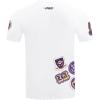 Pro Standard NBA Mens Mens NBA DIY Pick Stitch Cotton Short Sleeve Tee(White)