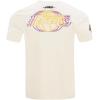 Pro Standard NBA Mens Mens NBA Echo Logo Cotton Short Sleeve Tee(Eggshell)