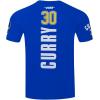 Pro Standard NBA Mens Mens NBA Golden State Warriors Classic Player Cotton Short Sleeve Tee(Royal Blue)