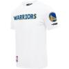 Pro Standard NBA Mens Mens NBA Golden State Warriors Classic Player Cotton Short Sleeve Tee(White)