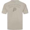 Pro Standard NBA Mens Mens NBA Indiana Pacers Neutrals Player Cotton Short Sleeve Tee(Taupe)