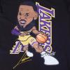 Pro Standard NBA Mens Mens NBA Los Angeles Lakers Remix Avatar Cotton Short Sleeve Tee(Black)