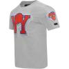 Pro Standard NBA Mens Mens NBA Mash Up Cotton Short Sleeve Tee(Heather Grey)