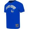 Pro Standard NBA Mens Mens NBA Mesh Cotton Taping Tee(Royal Blue)