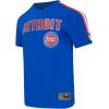 Pro Standard NBA Mens Mens NBA Mesh Cotton Taping Tee(Royal Blue/Red)