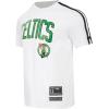 Pro Standard NBA Mens Mens NBA Mesh Cotton Taping Tee(White/Black)
