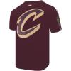 Pro Standard NBA Mens Mens NBA Mesh Cotton Taping Tee(Wine)