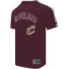 Pro Standard NBA Mens Mens NBA Mesh Cotton Taping Tee(Wine)