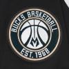 Pro Standard NBA Mens Mens NBA Milwaukee Bucks Classic Player Cotton Short Sleeve Tee(Black)