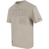 Pro Standard NBA Mens Mens NBA Milwaukee Bucks Neutrals Player Cotton Short Sleeve Tee(Taupe)