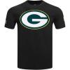 Black Green Bay Packers Mashup Men’s T-Shirt by Pro Standard(Black)