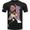 Pro Standard NBA Mens Mens NBA Los Angeles Lakers Remix Avatar Cotton Short Sleeve Tee(Black)