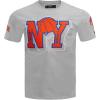 Pro Standard NBA Mens Mens NBA Mash Up Cotton Short Sleeve Tee(Heather Grey)