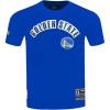 Pro Standard NBA Mens Mens NBA Mesh Cotton Taping Tee(Royal Blue)