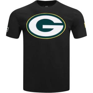 Black Green Bay Packers Mashup Men’s T-Shirt by Pro Standard(Black)