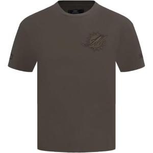 DARK TAUPE NFL MIAMI DOLPHINS MEN’S NEUTRAL DROP SHOULDER TEE by Pro Standard(Dark Taupe)