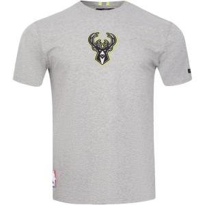 PRO STANDARD Mens NBA Under The Lights Cotton Short Sleeve Tee(Heather Grey)
