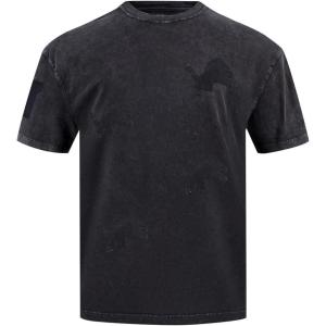 Pro Standard Mens NFL Washed Vanguard Short Sleeve Tee(Washed Black)