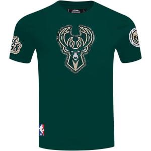 Pro Standard NBA Mens Mens NBA DIY Pick Stitch Cotton Short Sleeve Tee(Forest Green)
