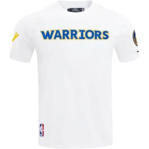 Pro Standard NBA Mens Mens NBA Golden State Warriors Classic Player Cotton Short Sleeve Tee(White)
