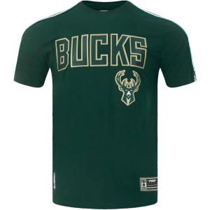 Pro Standard NBA Mens Mens NBA Mesh Cotton Taping Tee(Forest Green)