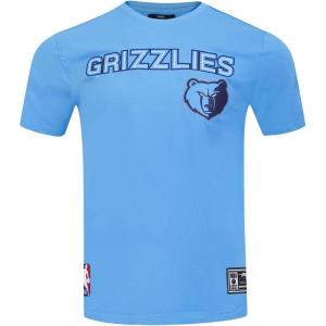 Pro Standard NBA Mens Mens NBA Mesh Cotton Taping Tee(University Blue)