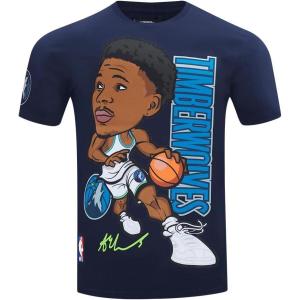 Pro Standard NBA Mens Mens NBA Minnesota Timberwolves Remix Avatar Cotton Short Sleeve Tee(Primary Team Color)