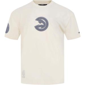 Pro Standard NBA Mens Mens NBA Reverse French Terry Cotton Short Sleeve Tee(White)
