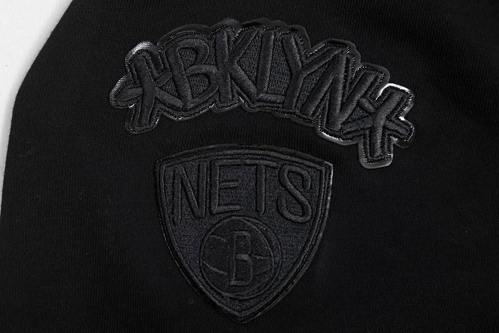 image:imagePro Standard NBA womens Womens Nba Classic Triple Black Brushed Back French Terry Cropped Pullover HoodieTriple Black