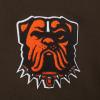 Brown NFL Cleveland Browns Mashup Women’s Cropped Pullover Hoodie(Brown)
