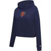 Chicago Bears Wingspan Women’s Cropped Hoodie (Midnight Navy – Pro Standard)(Midnight Navy)