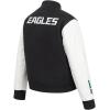 Classic Women’s NFL Philadelphia Eagles Wool Varsity Jacket(Black)