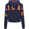 Chicago Bears Wingspan Women’s Cropped Hoodie (Midnight Navy – Pro Standard)(Midnight Navy)